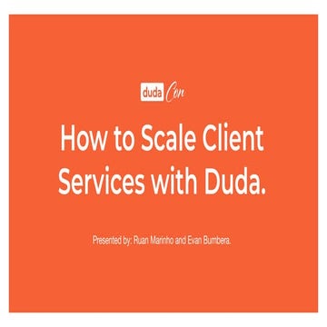 The Agency’s Guide to Fast Scaling 