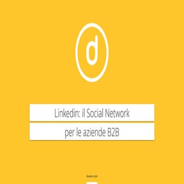 Linkedin e aziende B2B 