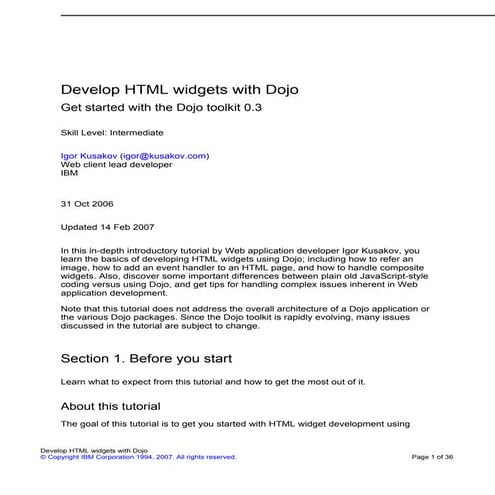 DOJO 1.0 Slides__Ajaxframeworks_dojo1