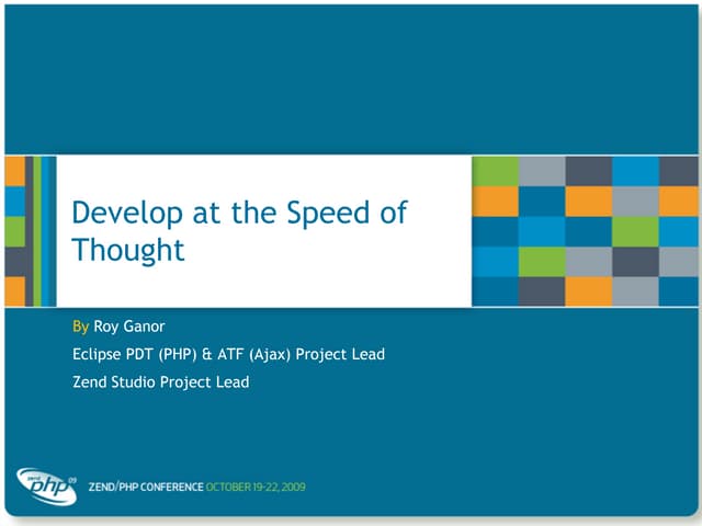 Develop At The Speed Of Thought