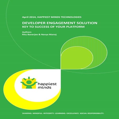 Whitepaper: DEVELOPER ENGAGEMENT SOLUTION KEY TO SUCCESS OF YOUR PLATFORM - H...