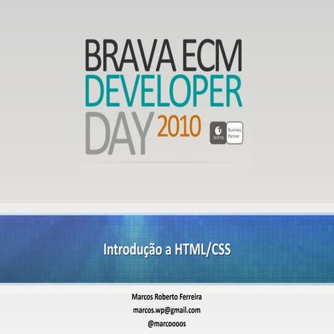 Developer day   2010 - html-css