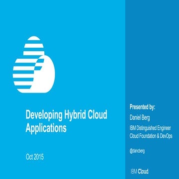 Developing Hybrid Cloud Applications