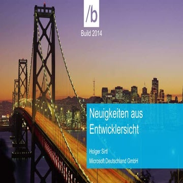 Microsoft Build 2014 - Die Neuigkeiten aus Entwicklersicht