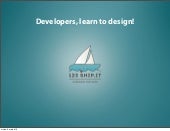 Developers, learn design!