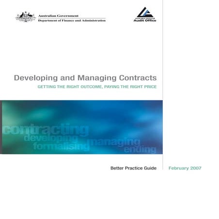 Developing and-managing-contracts | PDF