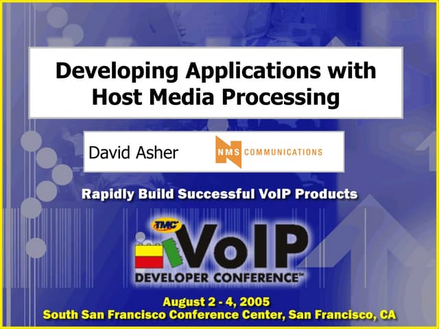 Developing Applications Using Host Processing Instead of DSPs