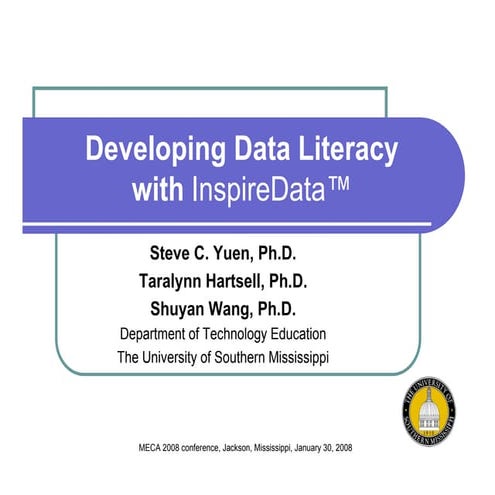 Developing Data Literacy with InspireData | PDF