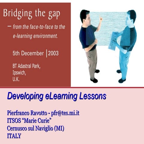 Developing eLearning Lessons (2003)