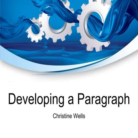 Developing a body paragraph - Level 1