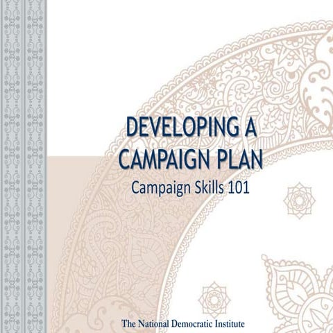 Developing a Campaign Plan.ppt