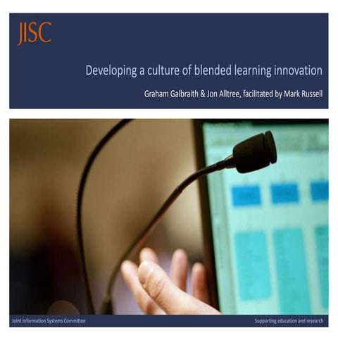 Developing a culture of blended learning innovation