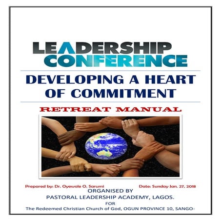 Developing a heart of commitment   rccg og 10 workers seminar- jan 27, 2018