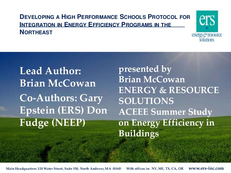 Developing a high performance school initiative