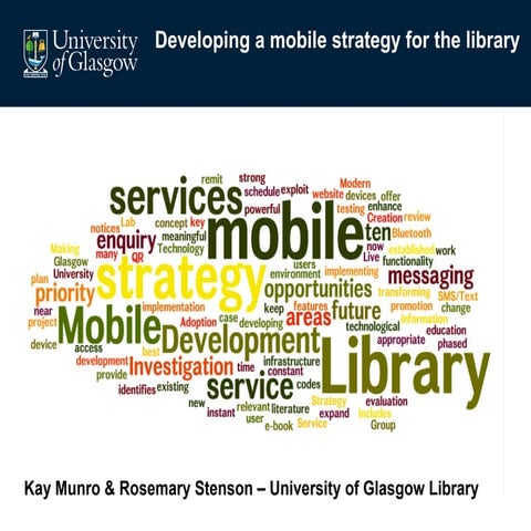 Developing a mobile strategy for the library
