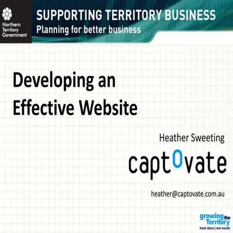 Developing an effective website captovate 2012_hs_v8
