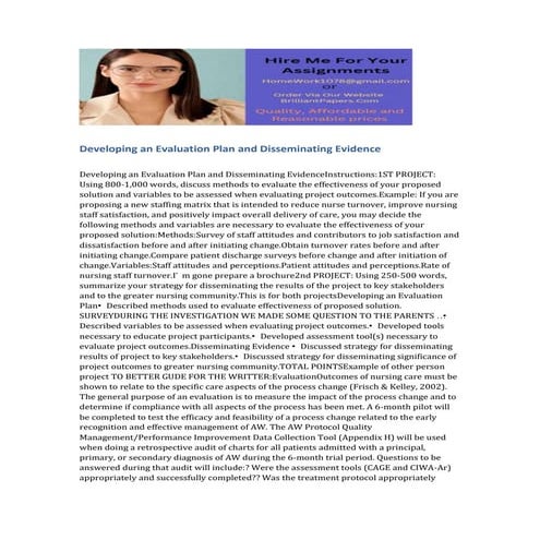 Developing an Evaluation Plan and Disseminating Evidence.docx