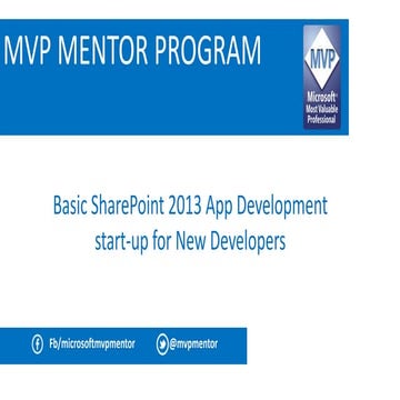 Developing apps for share point 2013 | PPT