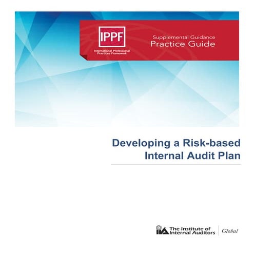 Risk based internal auditing | PDF