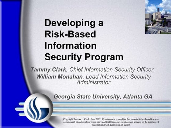 Developing Information Security Strategy(Using CISM Framework) | PDF