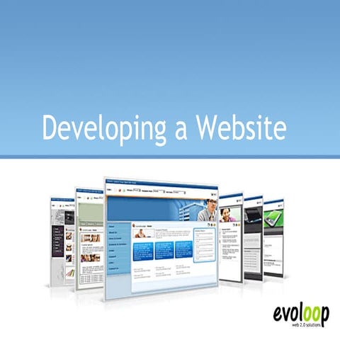 Developing A Website with evoloop