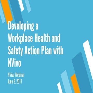 Developing a Workplace Health and Safety Action Plan with NVivo