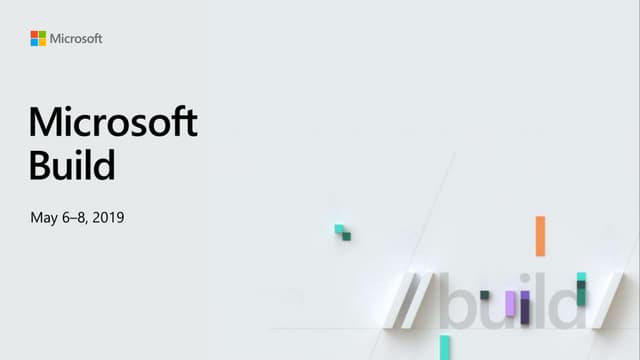 Developing business applications via power platform build2019