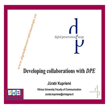 Developing Collaborations