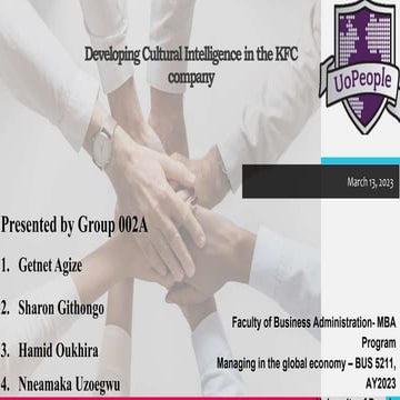 Developing Cultural Intelligence in the KFC company1.pptx