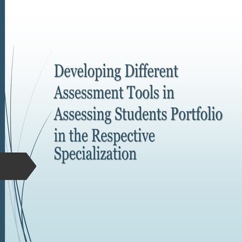 Assessment of Learning