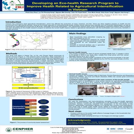 Developing an Ecohealth research program to improve health related to agricul...