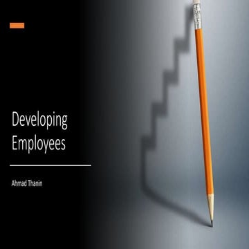 Developing employees