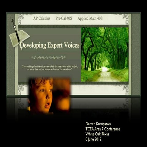 Developing Expert Voices v3.2