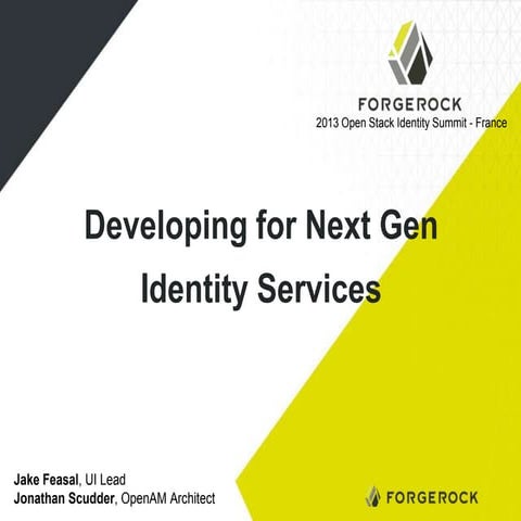 Developing for Next Gen Identity Services