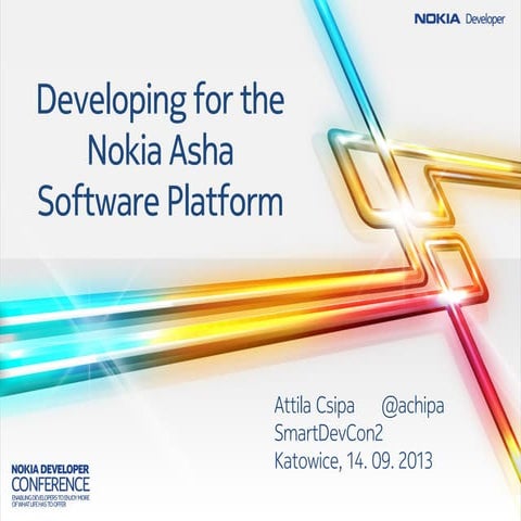 Developing For Nokia Asha Devices