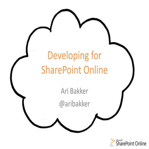 Developing for SharePoint Online