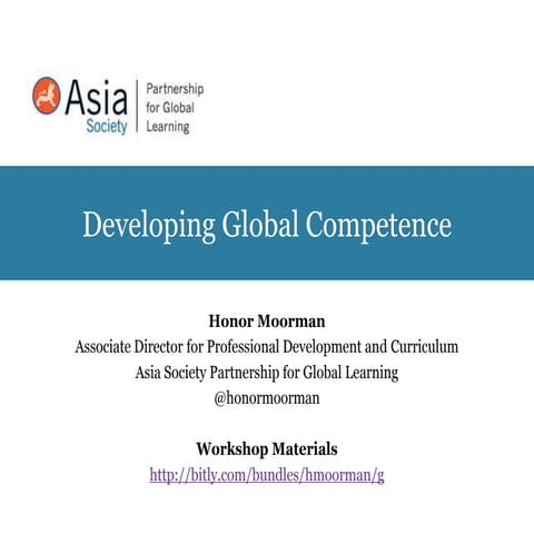 Developing Global Competence
