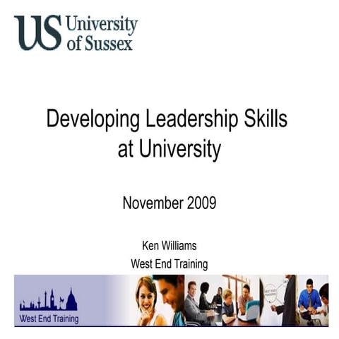 Developing Leadership Skills at University