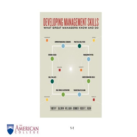 Developing managementskillsb fowler