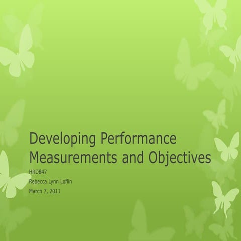 Developing performance measurements_and_objectives_loflin,_rebecca_lynn