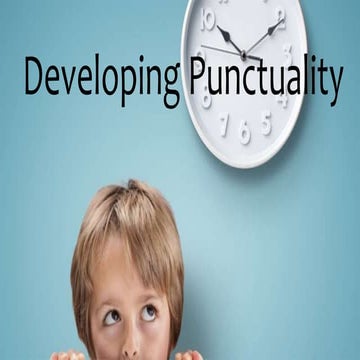 Developing Punctuality