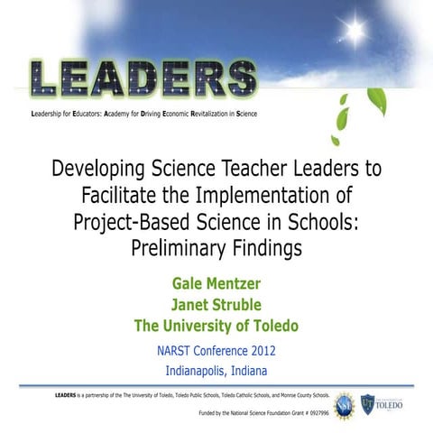 Developing  science teacher leaders