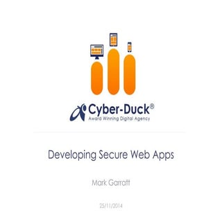 Developing Secure Web Apps