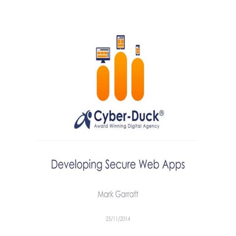 Developing Secure Web Apps