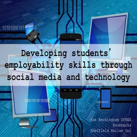 Developing students’ employability skills through social media