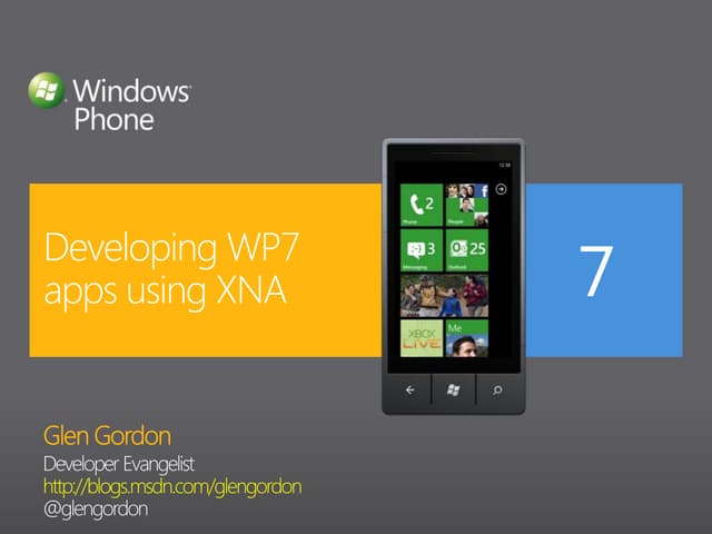 XNA and Windows Phone