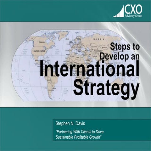 Developing Your International Market Strategy
