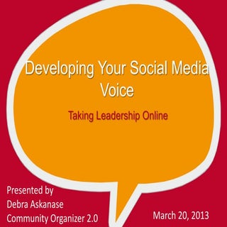 Developing Your Social Media Voice ...