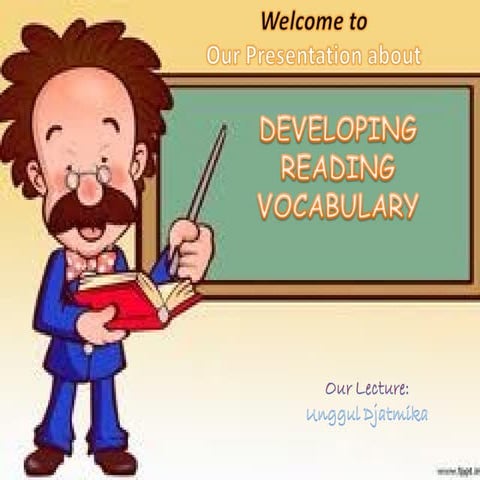 Developing Your Vocabulary