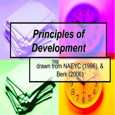 Development domains of child in various aspects